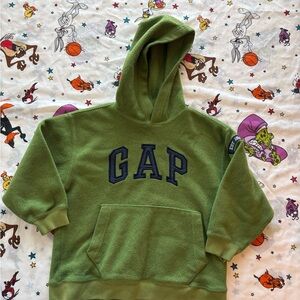 GAP Kids Olive Green Fleece Hoodie